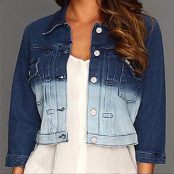 Levi's Jackets & Blazers - Levi’s cropped 3/4 sleeve dipped large jacket button up size large used Y2K